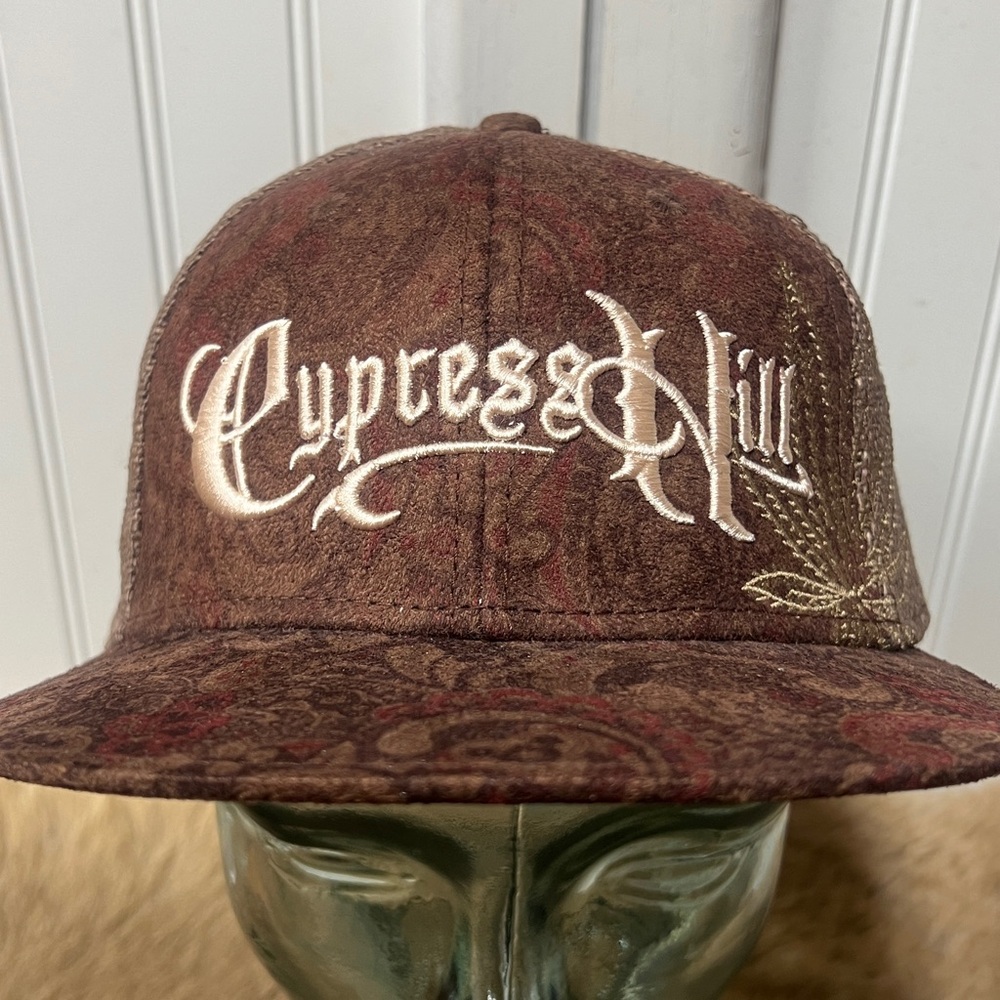 Y2K Cypress Hill Paisley Hemp Hat Vintage L